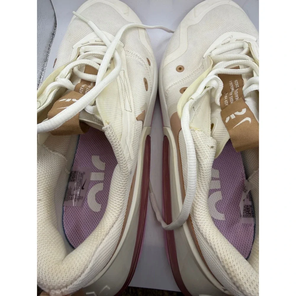 Nike Air Max Up Womens Sail Metallic Red Bronze Pink Sneakers DB9582-100 Size 11